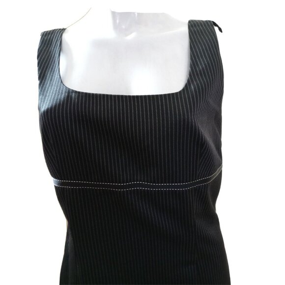 Isabel & Nina Sleeveless lined Black zippers Dress, Size 8 spaghetti  pretty. - Picture 2 of 12